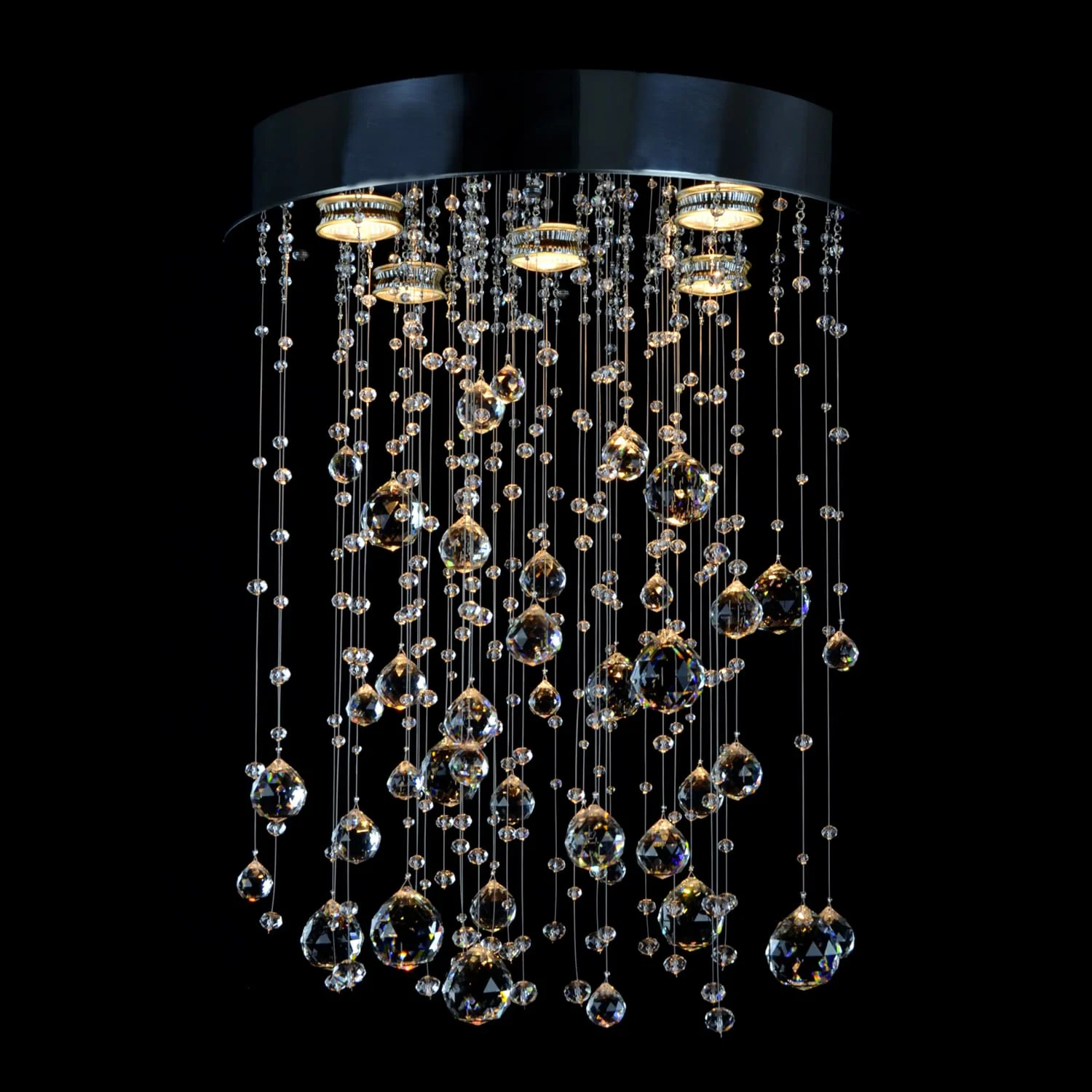 Rainfall crystal chandelier WRANOVSKY Bohemian Crystal